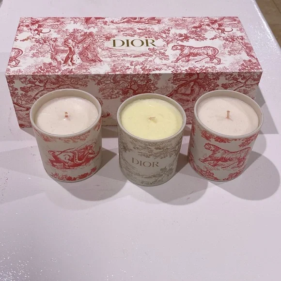 Dior Scented Candle Set of 3 - Picture 1 of 14